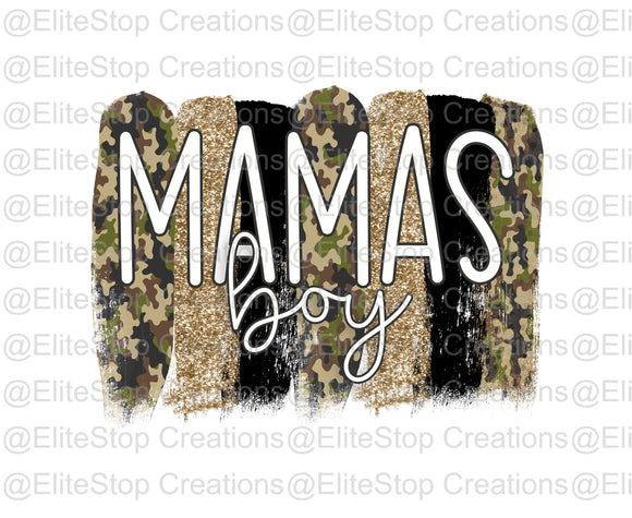 Mamas Boy- Camo - EliteStop Creations