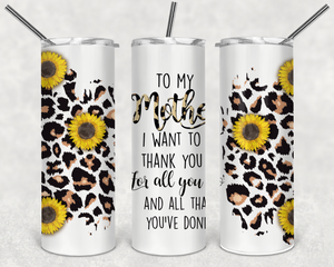Mothers Day- Leopard & Sunflowers - EliteStop Creations
