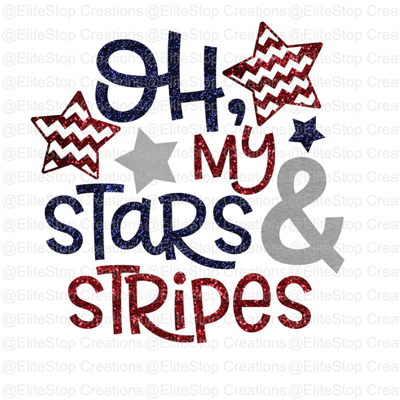 Oh My Stars & Stripes - EliteStop Creations