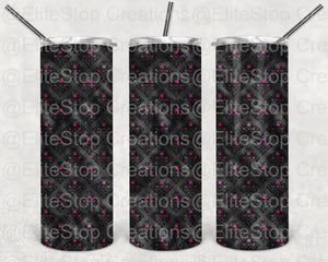 Pink & Black Glitter - EliteStop Creations