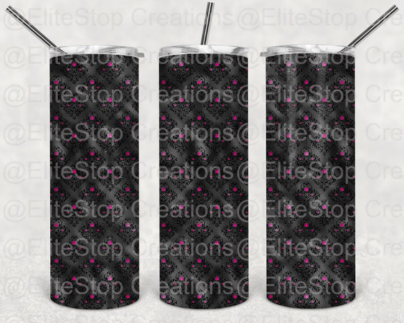 Pink & Black Glitter - EliteStop Creations