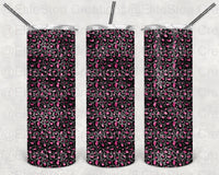Black & Glitter Pink Leopard - EliteStop Creations