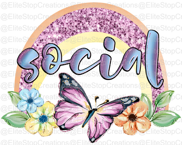 Social Butterfly - EliteStop Creations