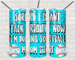 Softball Mom Shit- Blue - EliteStop Creations