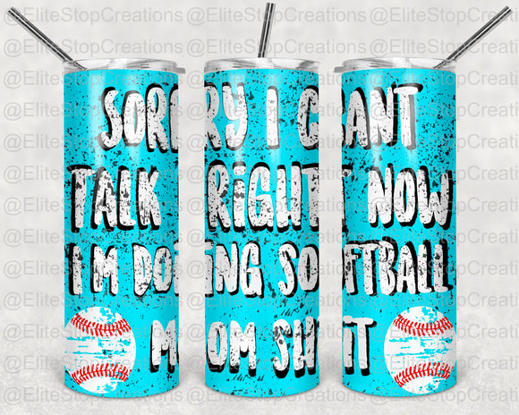 Softball Mom Shit- Blue - EliteStop Creations