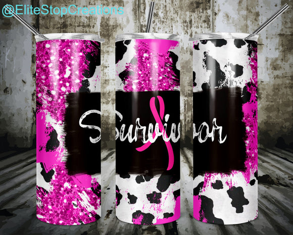 Cow Print Survivor - EliteStop Creations