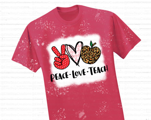 Peach Love Teach - EliteStop Creations