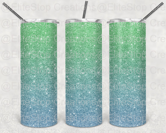 Blue & Green Ombre - EliteStop Creations