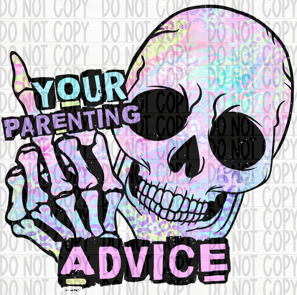 Your Parenting Advice Skull